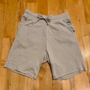 H&M Men's Sweat Shorts - Cream - Small